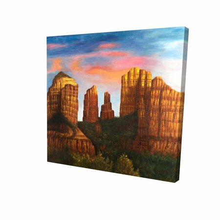 BEGIN HOME DECOR 32 x 32 in. Cathedral Rock In Arizona-Print on Canvas 2080-3232-LA46